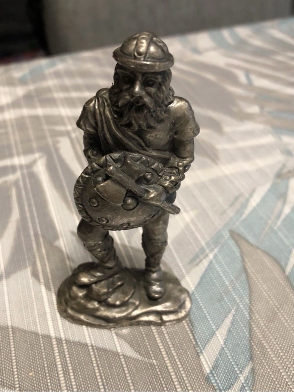 Selandia 1991 Harold Bluetooth Viking Pewter Figure - 3.5”